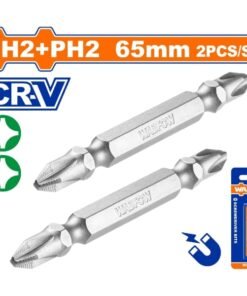 Set Puntas Destornillador Ph2 Doble 65 mm 2 Pcs Wadfow (wsv0k12)