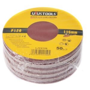 Disco Lija 4 1/2" G-120 C/velcro C/u (ljv4120)