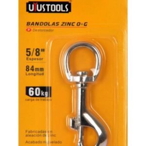 Mosqueton Destorcedor Zinc 5/8" 52mm (dz508-oo)