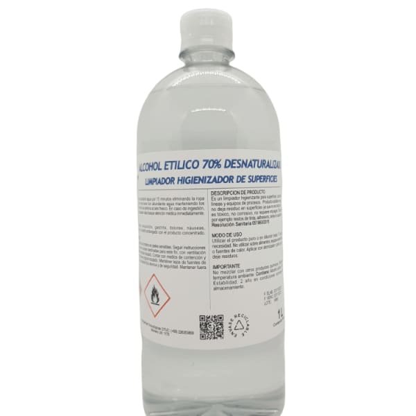 Alcohol Etilico Desnaturalizado Litro
