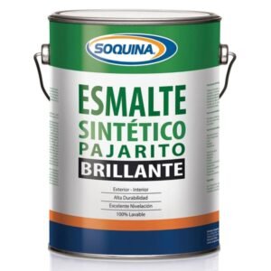 Esmalte Sint. Negro Pajarito Galon Soquina