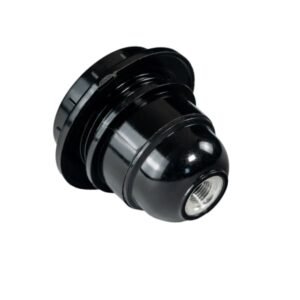 Portalampara C/anillo Blanco Y Negro Mec