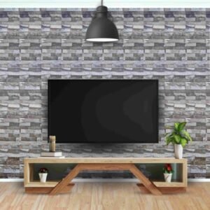 Revestimiento Interior Pvc Piedra Color (r14) 25cm x 2.4 Mts