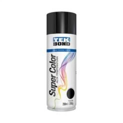 Spray Alta Temperatura Negro Brillante 350ml Tek Bond