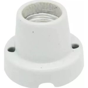 Base Recta Plastica 250v 4a Rosca E27