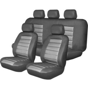 Funda P/ Asiento 9pza Negro/gris Auto Style