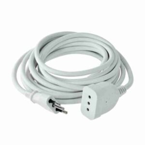 Alargador Simple 10a 2p/5mts Lexo (blanco)