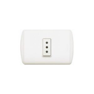 Enchufe Embutido Simple 10 Amp + 10-16 Amp Blanco Lexo