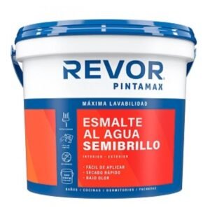 Base B Esmalte al Agua Semibrillo Pintamax Revor Galon