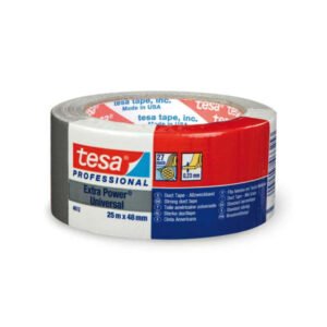 Cinta Multiuso Tela Gris Tesa 25mtx48mm