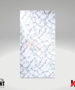 Moldura Marmol Elegant Blanco Grieta 3mts x 8cm Pme-01