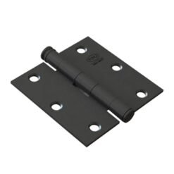 Bisagra Negra Rustica (bisagra de Acero) 3"x3" C/u Poli