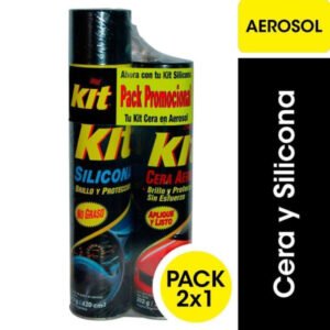 Silicona Tablero + Cera Aerosol Kit Pack