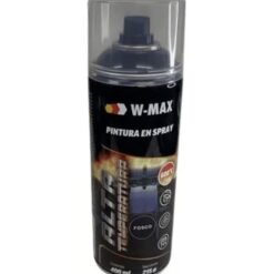 Spray Uso General Negro Mate 400ml W-max