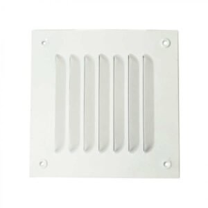 Celosia ( Ventilacion ) 15 x 15 Aluminio Esmaltado Blanco