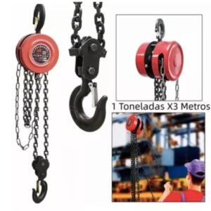 Tecle Manual con Cadena 1 Tonelada  x 3m Total (tht1611)