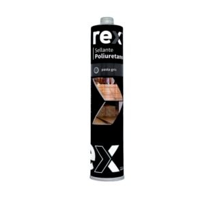 Sellante Puliuretano Gris 310 Ml Rex 11-fc