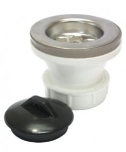 Desague Metalico 1 1/2" con Tapon Hoffens