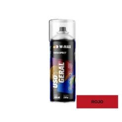 Spray Uso General Rojo 400ml W-max