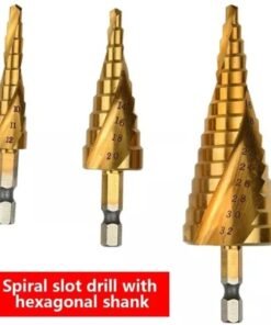 Set 3 Broca Conica P/metal 4-12 4-20 4-32 mm (abcc-001)