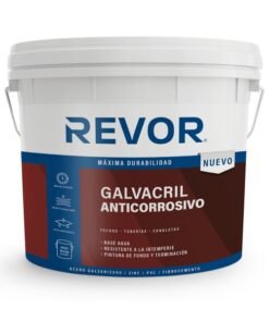 Galvacril Anticorrosivo Revor Rojo Colonial Tineta (pinta Todo)