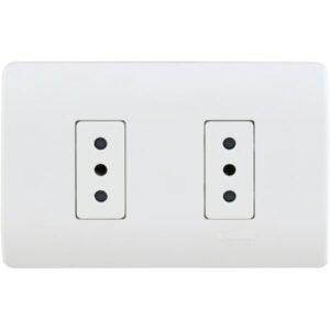 Enchufe Embutido Doble Blanco Genesis Mwd130317517 Schneider