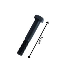 Perno Hex. 5/8"x4" G-2 C/u Negro