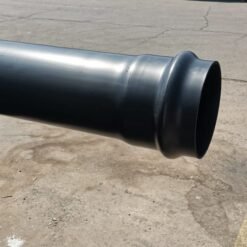 Tubo Pvc Negro Colector Agua 200mm T-1 C/goma x 6mt