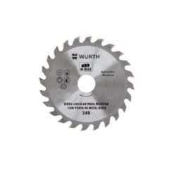 Disco Corte Madera 4 1/2" 24dts Wurth