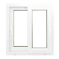 Ventana Pvc Blanco Corredera V/termopanel 100x100 Cms
