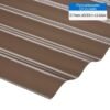 Policarbonato Acanalado Bronce 0,7x81x3.66mts