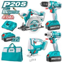 Combo Sierra Circular + Sierra Caladora + Taladodro Total (tckli2010)