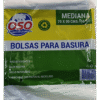 Bolsa Basura 50x70cm x Pqt Virutex