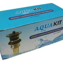 Desague Lavamanos Metalico con Rebalse 1 1/4 Aquakit