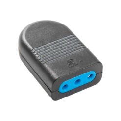 Enchufe Volante Hembra 3p+  10amp Negro Ekoline