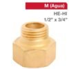 Niple Bronce Hi-hi 1/2" - 3/4" C/u