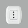 Enchufe Sobrepuesto Simple Blanco Kalop