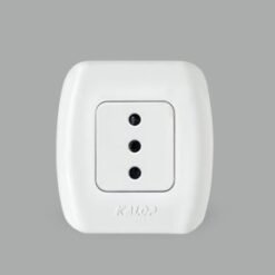 Enchufe Sobrepuesto Simple Blanco Kalop