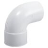Codo Canaleta 87.5° M-h 80mm Blanco Vinilit