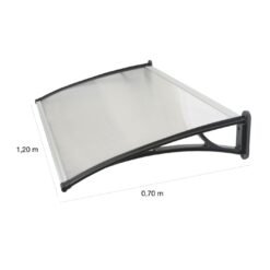 Alero Listo 1.00x1.20mts Transparente Dvp