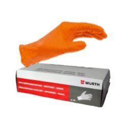 Guante Nitrilo (l) Texturizado Naranjo ( Par ) Wurth