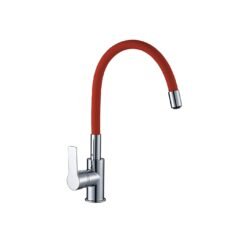 Monomando Lavaplatos Cuello Flexible ( Rojo ) Taumm