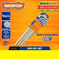 Juego de Llave Allen (1,5-10 Mm) 9 Pcs Brazo Extra Largo Wadfow (whk1292)