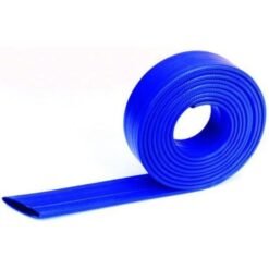 Manguera Plana Moto Bomba Tipo Bombero 3" Pulgadas Azul x Metro