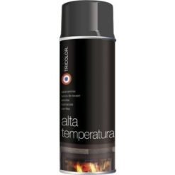 Spray Alta Temperatura Negro 485ml Tricolor
