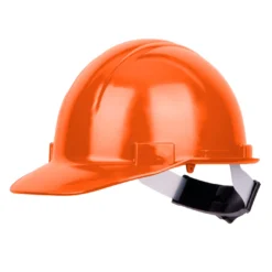 Casco Naranjo con arnés