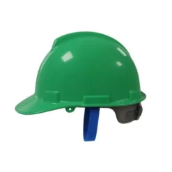 Casco Verde con arnés