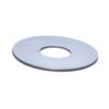 Roseta Acero Inoxidable 6" Redonda