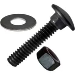 Perno Hex. 1/4"x3" G-2 C/u Negro