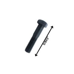 Perno Hex. 5/8"x3" G-2 C/u Negro